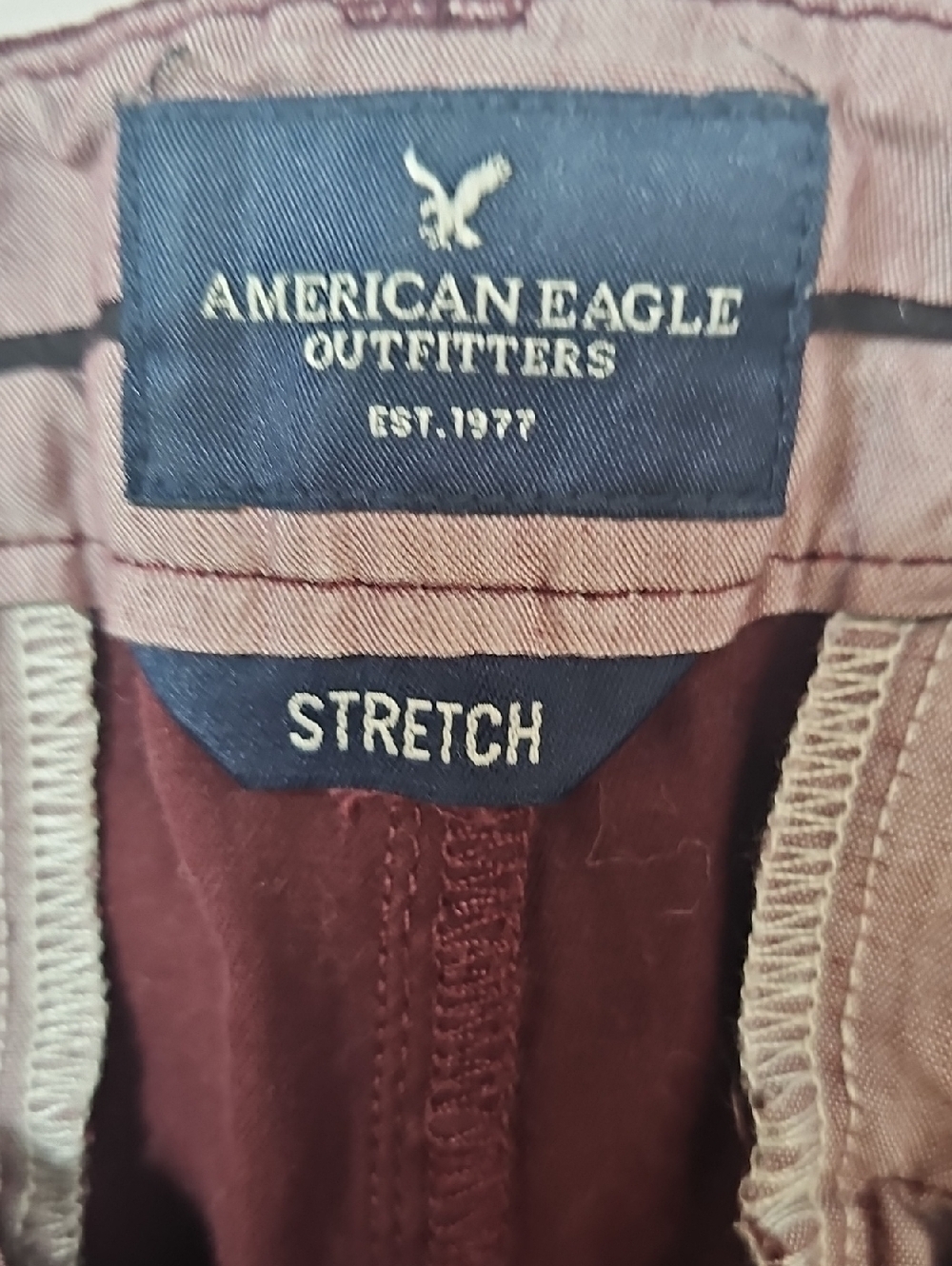 American Eagle Outfitters Women’s Wine Jean Shorts - Picture 5 of 6